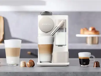 Nespresso Kapsel Kohvimasin LattissimaOne Itaalia Automaatne Leibkonna Piima Vahustamine Üks Kohvimasin F111 Kirka Valge 1
