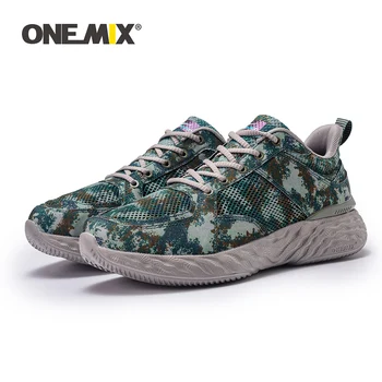 ONEMIX 2021 Uus Stiil Sõjalise Väljaõppe Tossud Meestele Pehme Armee spordijalatsid Hingav Võrgusilma Kamuflaaž Jalgsi Jalatsid Sneaker