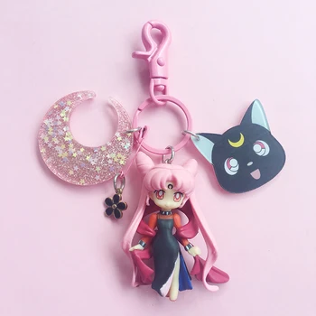 Sailor Moon Ripats Võtmehoidja Tüdrukute Mänguasjad Sailor Chibi Chibi Chiba Mamoru Võtmehoidja Anime Luna Artemis Võtmehoidjad Sünnipäeva Kingitused