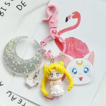 Sailor Moon Ripats Võtmehoidja Tüdrukute Mänguasjad Sailor Chibi Chibi Chiba Mamoru Võtmehoidja Anime Luna Artemis Võtmehoidjad Sünnipäeva Kingitused 3