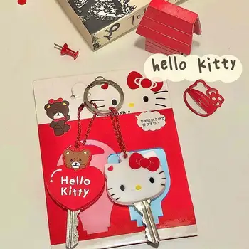 Sanrio Hello Kittys Kawaii Võtmehoidja Mymelody Kuromi Cute Cartoon Silikoon Seljakott Ripats Ilus Tüdruk Anime Toy Sõber Kingitus