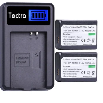 Tectra 1500mAh BP-1310 BP1310, BP-1310 Aku akku +LCD USB Laadija Samsung NX5 NX10 NX100 NX11 NX20 Kaamerad