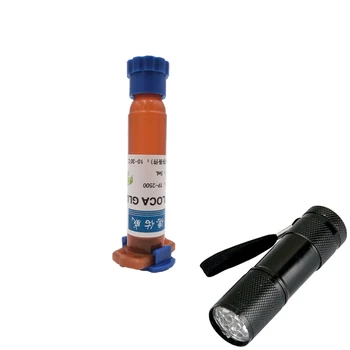TP-2500 5ml Loca UV-Liim Vedel Optiline Selge, Liim, Klaas Telefon Hermeetik Ekraani Remont Vahend Repair 9LED UV-Taskulamp