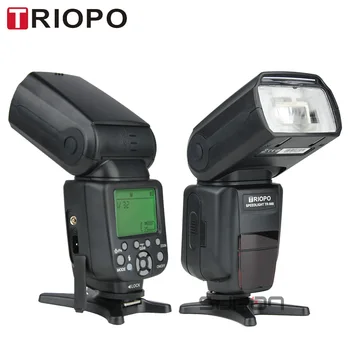 TRIOPO SM-988 Professionaalne TTL Speedlite Välklamp koos High Speed Sync Canon ja Nikon Digitaalse SLR Kaamera TR988+Hajuti