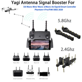Undamine Yagi Antenn 2.4 Ghz Undamine pult Antenni Signaali Booster DJI Mavic Mini PRO Mavic 2 Phantom 4 Pro EVO II