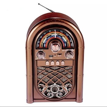 Vana Antenn Desktop Puidust 3-band AM/FM/SW Raadio Õues Portable High-fidelity Traadita Bluetooth-Kõlarid MP3-Pleier
