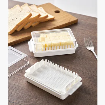 Võid lõikamine hoiustamise või ladustamise kasti võid, juustu karp koos kaanega köök, ladustamise mahuti köök esemed toidu mahuti 0
