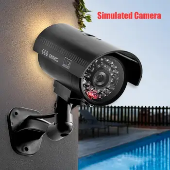 Võltsitud Dummy Kaamera CCTV Turvalisus Väljas Veekindel Emulational Peibutamist IR LED Vilgub Punane LED Dummy Video Valve Kaamera 2