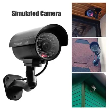 Võltsitud Dummy Kaamera CCTV Turvalisus Väljas Veekindel Emulational Peibutamist IR LED Vilgub Punane LED Dummy Video Valve Kaamera 3
