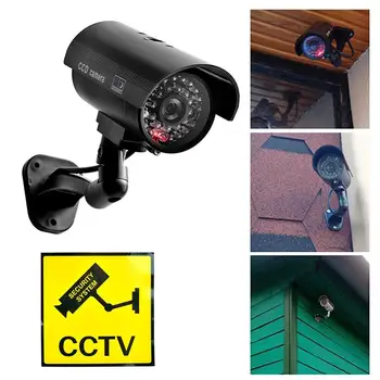 Võltsitud Dummy Kaamera CCTV Turvalisus Väljas Veekindel Emulational Peibutamist IR LED Vilgub Punane LED Dummy Video Valve Kaamera 4