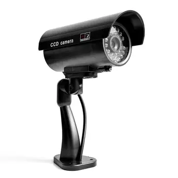 Võltsitud Dummy Kaamera CCTV Turvalisus Väljas Veekindel Emulational Peibutamist IR LED Vilgub Punane LED Dummy Video Valve Kaamera 5