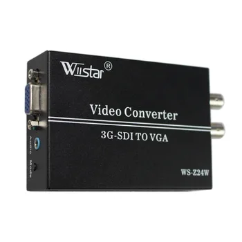 Wiistar PRO kaks SDI VGA konverter 3G-SDI VGA Konverter SCALER 1080P CCTV PC Video Tasuta shipping 3