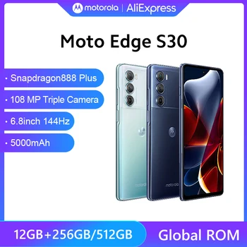 Ülemaailmse ROM Motorola MOTO Serv S30 5G Nutitelefon Snapdragon 888 Pluss 6.8